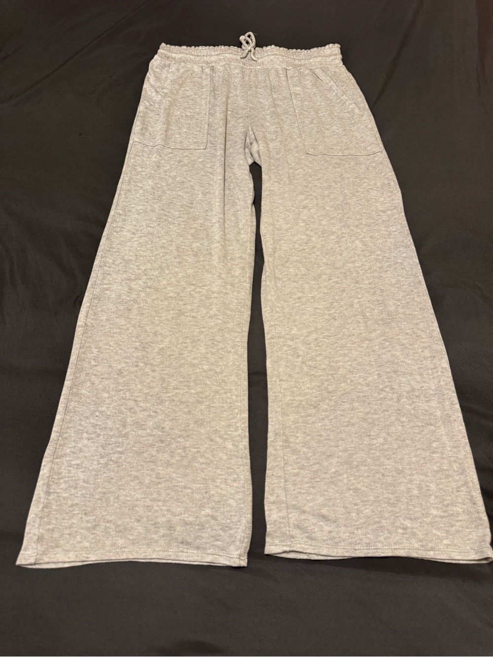 stars above Heather Gray Wide-Leg Lounge Pants